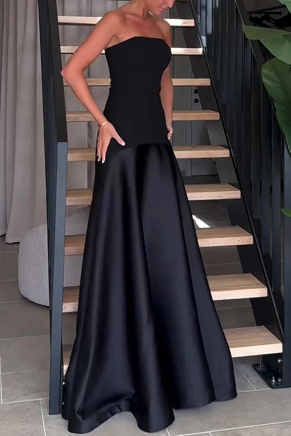 Siobhan | Women’s Stylish Maxi Prom Dress with Flared Hem - Image 11