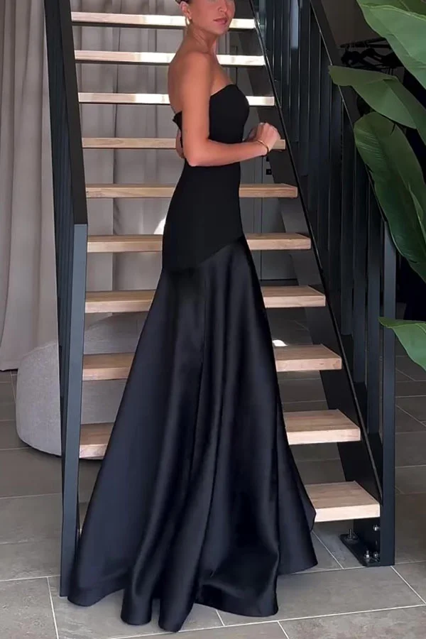 Siobhan | Women’s Stylish Maxi Prom Dress with Flared Hem - Image 8