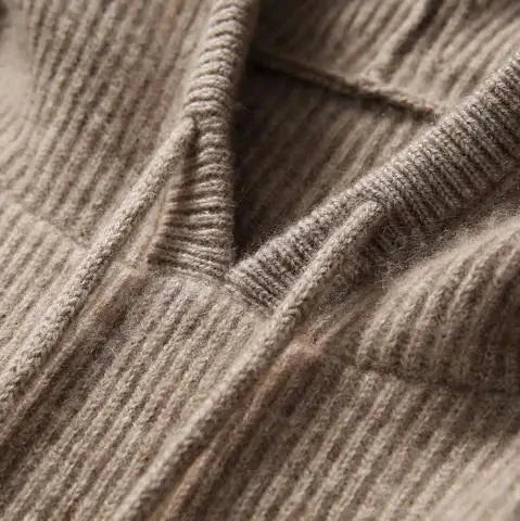 Sophie | Women’s Relaxed Ribbed Hoodie with Drawstring Hood - Image 32