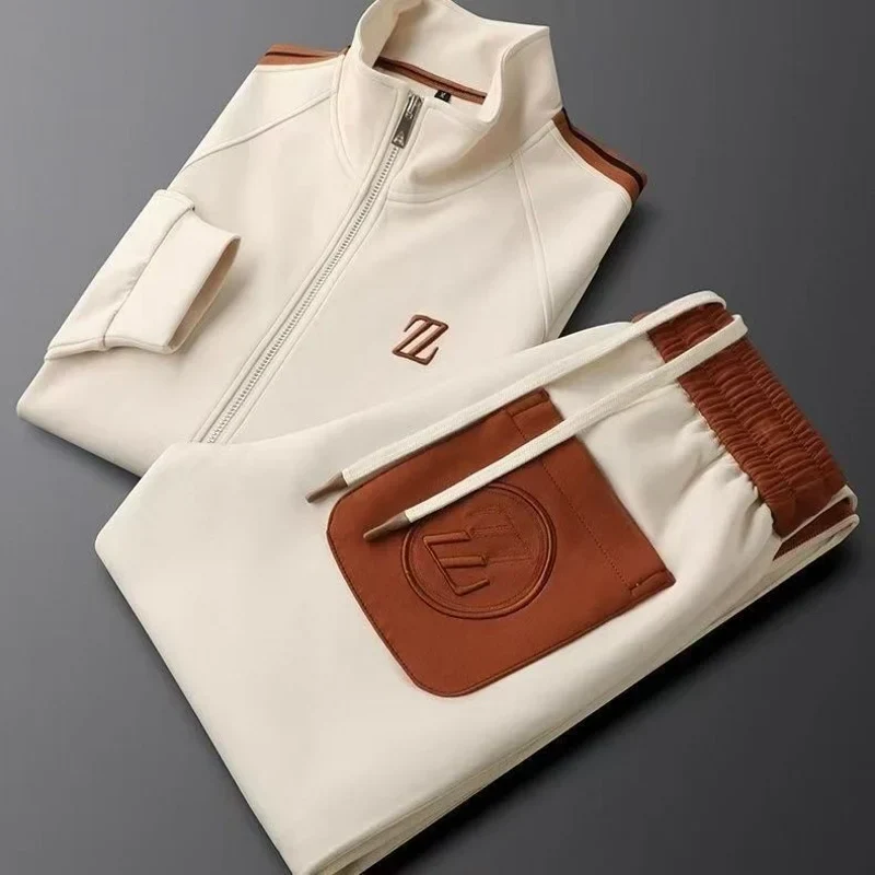 Thomas | Urban Two-Piece Men's Tracksuit with Full Zip Jacket - Image 7