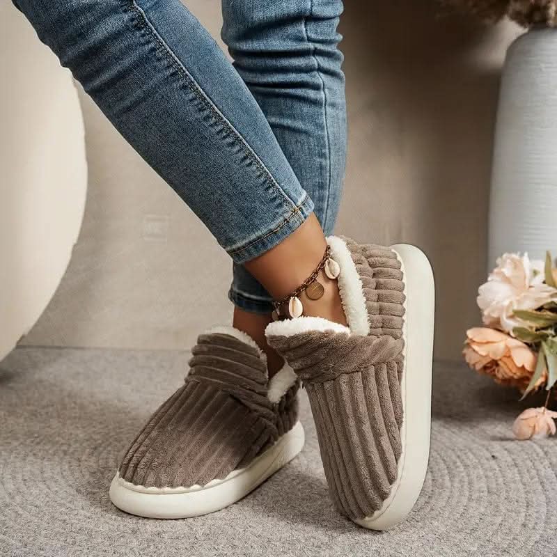 Unisex Thermal Slippers Fleece-Lined - Image 3