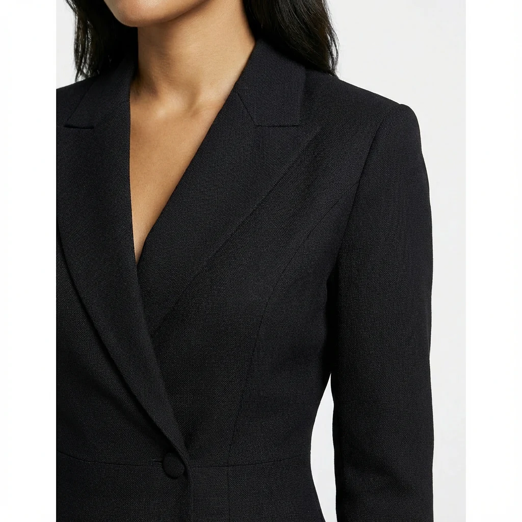 Women's Blazer Midi Dress | Button Front - Image 8